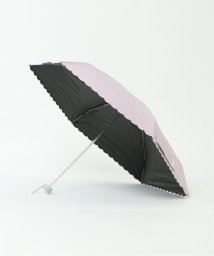 LBC(エルビーシー)/晴雨兼用 折りたたみ傘 シンプルヒートカット/ピンク