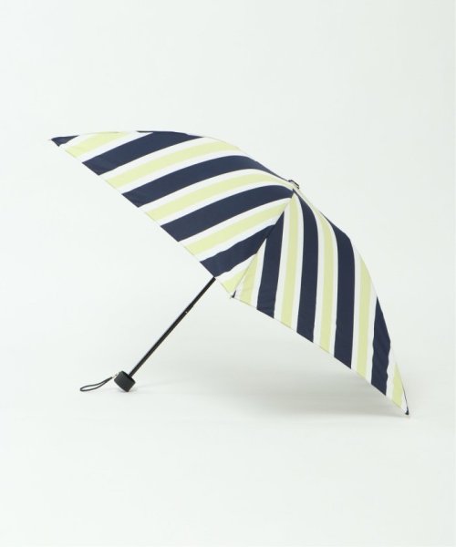 LBC(エルビーシー)/晴雨兼用 折りたたみ傘　ビビッドストライプ/ネイビー