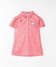 FILA GOLF(フィラゴルフ（レディース）)/半袖プリントシャツ/ピンク 