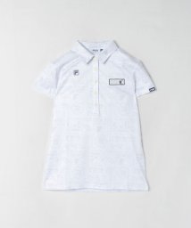 FILA GOLF(フィラゴルフ（レディース）)/半袖プリントシャツ/ホワイト