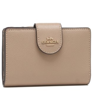 COACH/コーチ アウトレット 二つ折り財布 ベージュ レディース COACH 6390 IMTAU/503937904