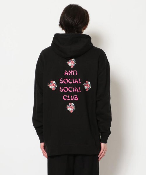 LHP(エルエイチピー)/AntiSocialSocialClub/アンチソーシャルソーシャルクラブ/2 MUCH OF HEAVEN HOODIE/グラフィックプリントパーカー/BLACK