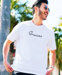 JIGGYS SHOP/オーガビッツマルチロゴパターンTシャツ / オーガニック コットン サステナブル ティーシャツ 半袖 ロゴT vネック uネック/503940115