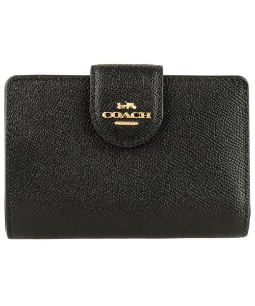 Coach(コーチ)】Coach コーチ 財布 二つ折り 折り財布 L字 6390imblk 