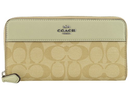 COACH(コーチ)/【Coach(コーチ)】Coach コーチ ラウンド ファスナー 長財布/ライトカーキ