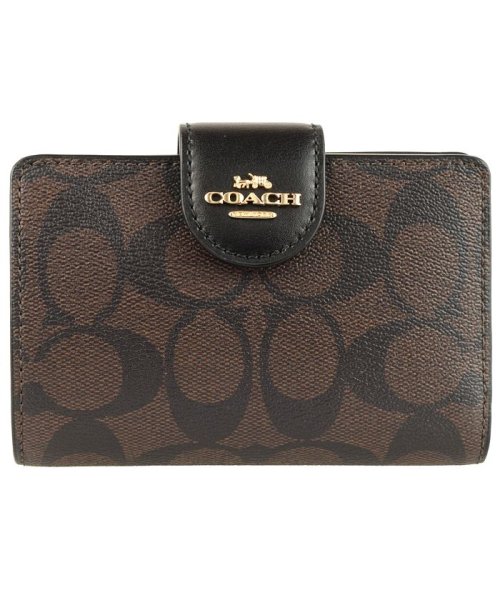 COACH(コーチ)/【Coach(コーチ)】Coach コーチ 財布 二つ折り L字  c0082imaa8/ブラウン