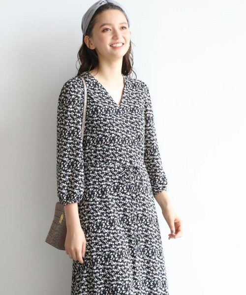 セール 手洗い可 カシュクールプリントワンピース アナトリエ Anatelier Magaseek
