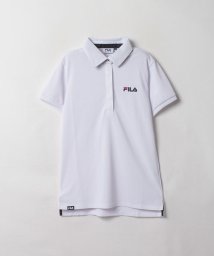 FILA GOLF(フィラゴルフ（レディース）)/ハンソデ ポロシャツ/ホワイト