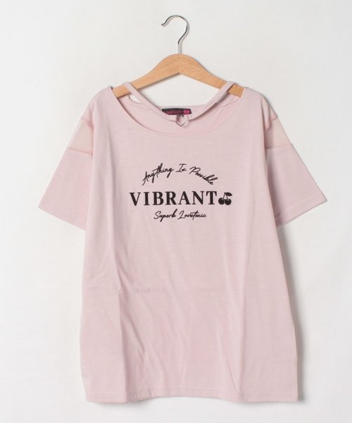 セール ハートチョーカー風肩チュールtシャツ ラブトキシック Lovetoxic Magaseek