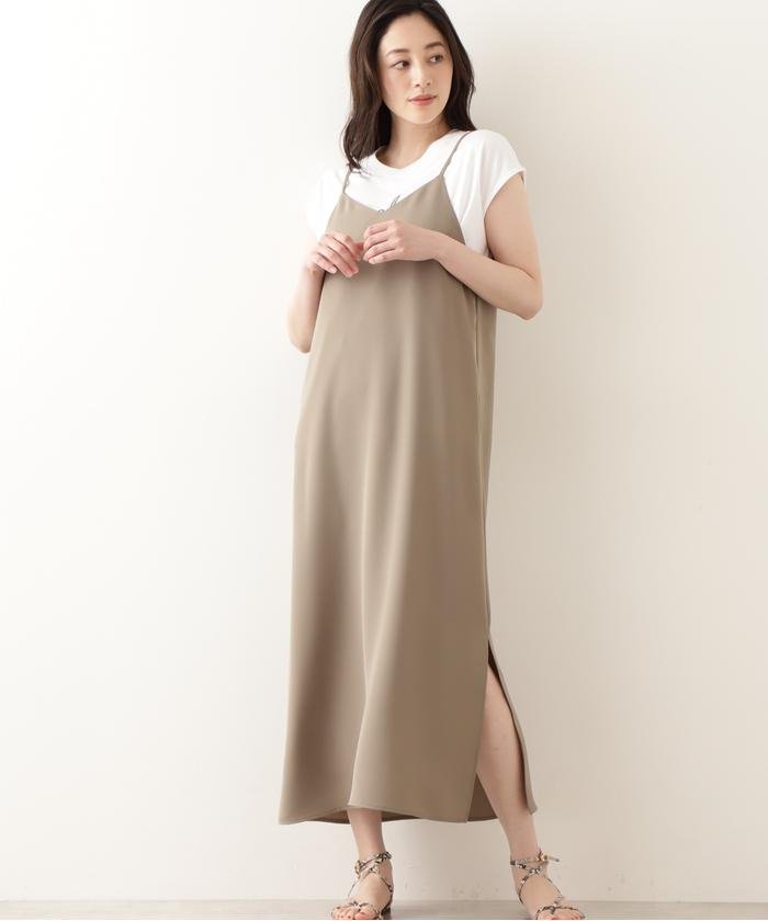セール 60 Off 洗える キャミワンピース ナチュラルビューティーベーシック Natural Beauty Basic Magaseek
