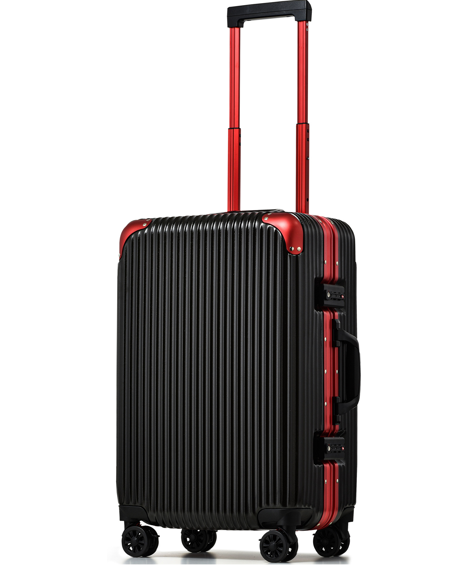 黒 50Lキャリーケース 8輪ストッパー付き スーツケースの選び方と