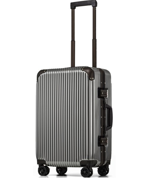 PROEVO／プロエボ] スーツケース フレームキャリー M 受託手荷物対応サイズ サスペンション搭載 ブレーキ機能付き 静音 ダブルキャスター 8輪  軽量 (503025312) | タビバコ(tavivako) - MAGASEEK