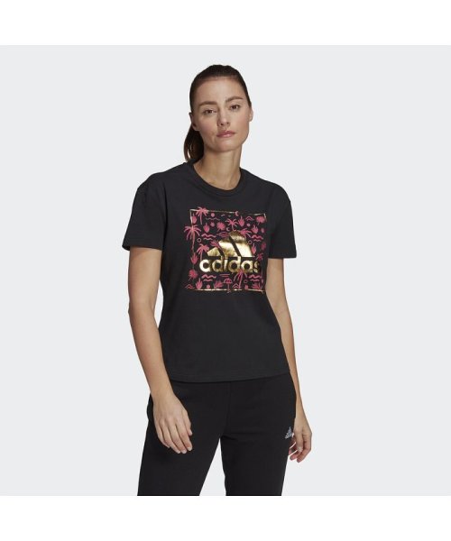 セール アディダス Adidas ビッグロゴ フォイル グラフィック 半袖tシャツ Big Logo Foil Graphic Tee Magaseek