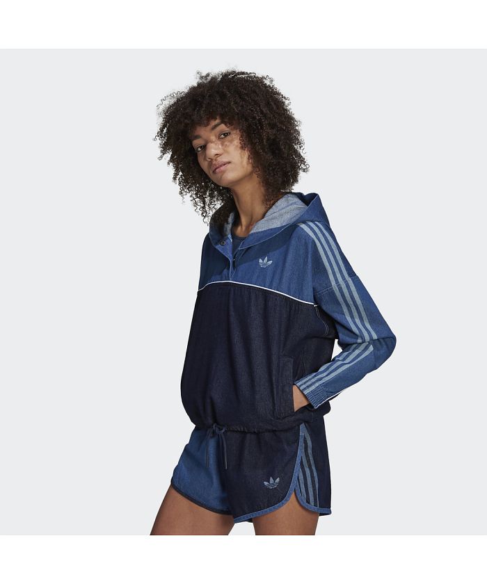 adidas　デニム　パーカー　ブルゾン　完売品