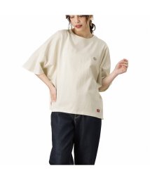 MAC HOUSE(women)(マックハウス（レディース）)/Dickies ディッキーズ 切替Tシャツ 1282－7937/アイボリー