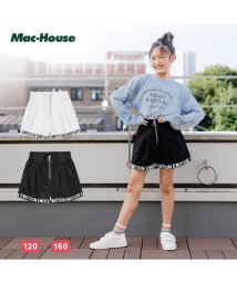 MAC HOUSE(kid's)(マックハウス（キッズ）)/Simplify シンプリファイ 裾ロゴショートパンツ SP－G670－2889/ブラック