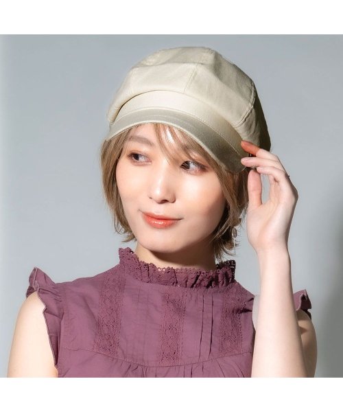 キャスケット レディース 春夏 Uv コットン リネン 麻 無地 おしゃれ キャンバス 帽子 大きめ 大きいサイズ つば広 メンズ キッズ 夏 シンプル キャッ エクレボ Exrevo Magaseek
