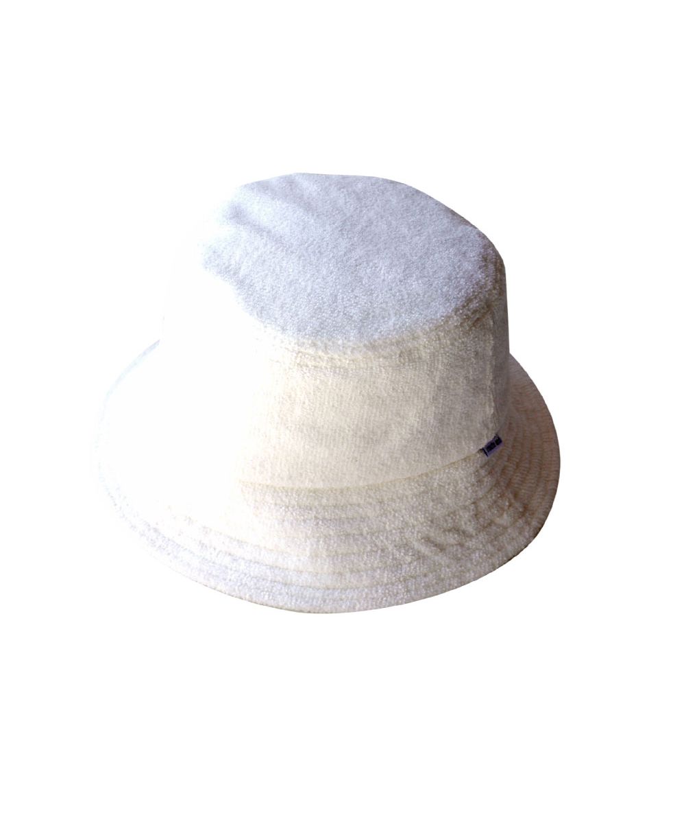 【パイル バケットハット】無地 コットン レディース 帽子 トレンド UV対策 紫外線対策 涼しい 吸汗速乾 タオル地 ブラック チューリップハット  サファリハ