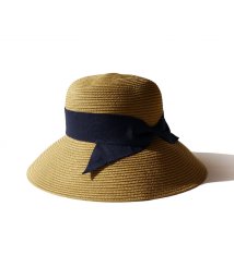exrevo(エクレボ)/【洗える！UVカット ハット】リボン 日よけ UV つば広帽 畳める レディース 帽子 トレンド UV対策 紫外線対策 グレージュ ブラック チューリップハット/キャメル