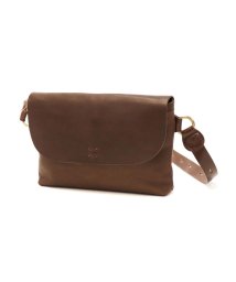 SLOW(スロウ)/当店限定モデル 別注 スロウ ショルダーバッグ SLOW 斜めがけ bono ボノ flap waist bag 本革 栃木レザー 日本製 858S15LG/ダークブラウン