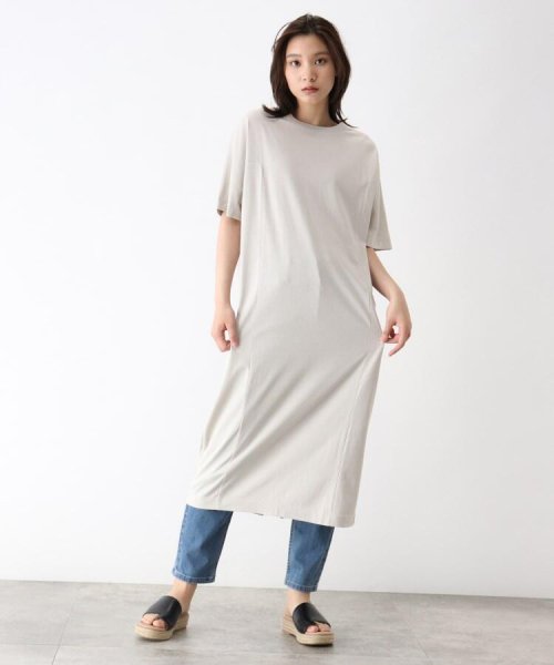 セール 洗える 汗染み軽減カットソーワンピース オゾック Ozoc Magaseek