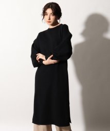 セール 洗える レイヤードボリュームスリーブニットワンピース オゾック Ozoc Magaseek