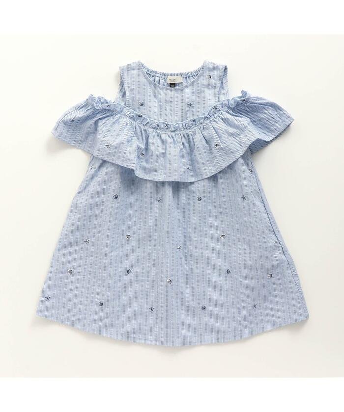 刺繍 ストライプ キッズワンピースの人気商品 通販 価格比較 価格 Com