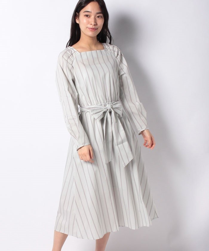 セール 70 Off ストライプスクエアネックワンピース ベイクルーズグループアウトレットレディース Baycrew S Group Ladies Outlet Magaseek