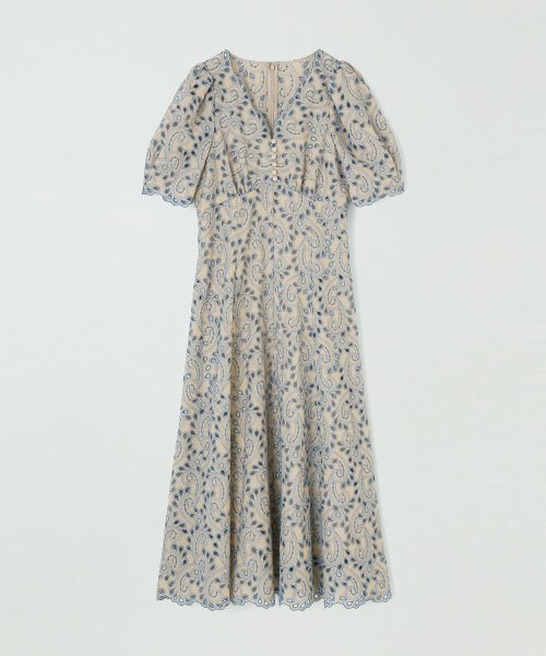 バイカラーペイズリーvネック ワンピース アナイ Anayi Magaseek