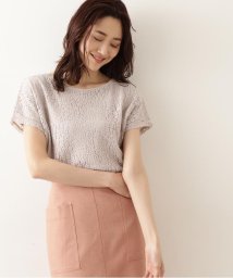 NATURAL BEAUTY BASIC(ナチュラルビューティーベーシック)/レースカットソートップス/グレージュ3