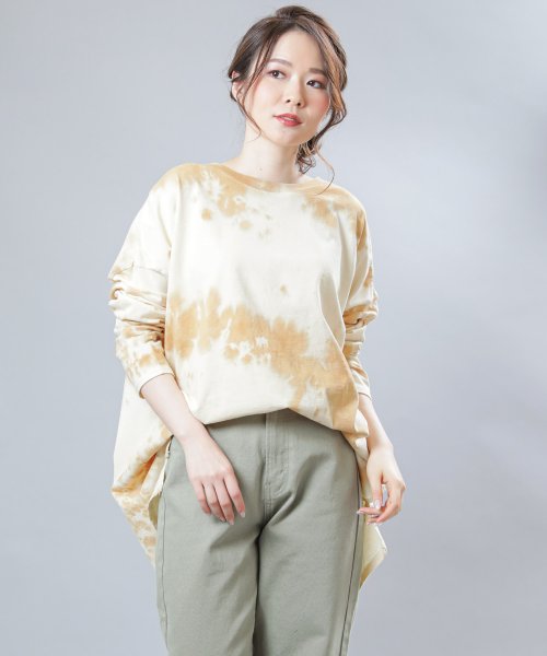 セール タイダイ染tシャツ レディース トップス ロンt 長袖tシャツ カットソー チュニックtシャツ ミリアンデニ Mili An Deni Magaseek セール タイダイ染tシャツ レディース トップス ロンt 長袖tシャツ カットソー チュニックtシャツ ミリアンデニ Mili An Deni Magaseek