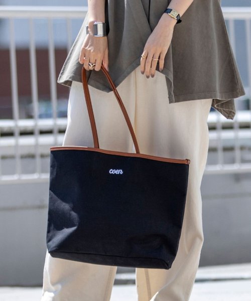 セール パイピングロゴトートバッグ コーエン Coen Magaseek