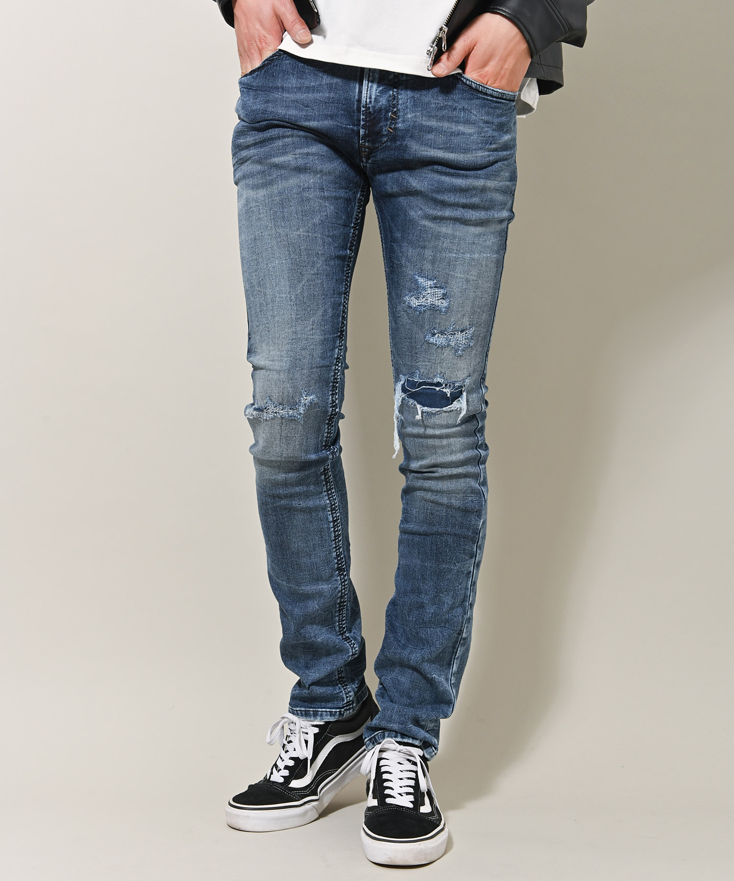 ルヴニール(revenil) |DIESEL ディーゼル THAVAR JoggJeans ダメージ