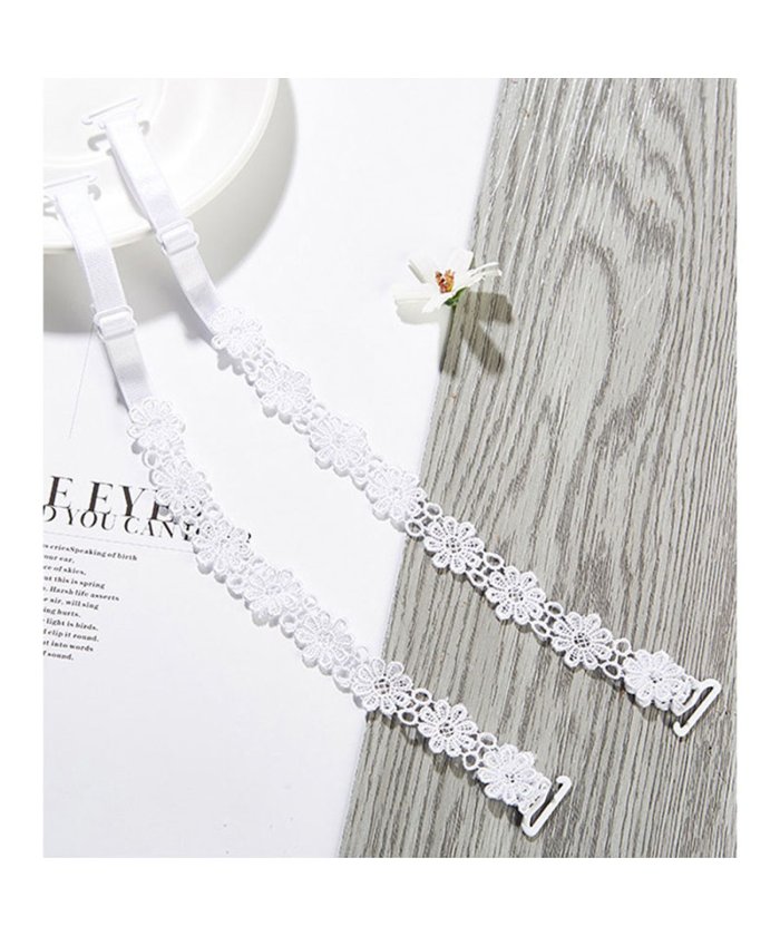 クーポン セール 25 Off ブラストラップ 肩紐 ブラ紐 フラワー ブラストラップ ブラひも 肩ひも ショルダーストラップ 花レース オフショルダー ブラジャー小物 付け替え アジャス セイヘイショップ Seiheishop Magaseek