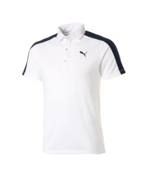 PUMA(プーマ)/ゴルフ T7 スイングカット 半袖 ポロシャツ/BRIGHTWHITE