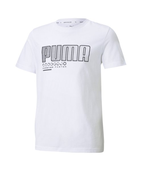 PUMA(プーマ)/キッズ ACTIVE SPORTS グラフィック Tシャツ 120－160cm/PUMAWHITE-WORDING