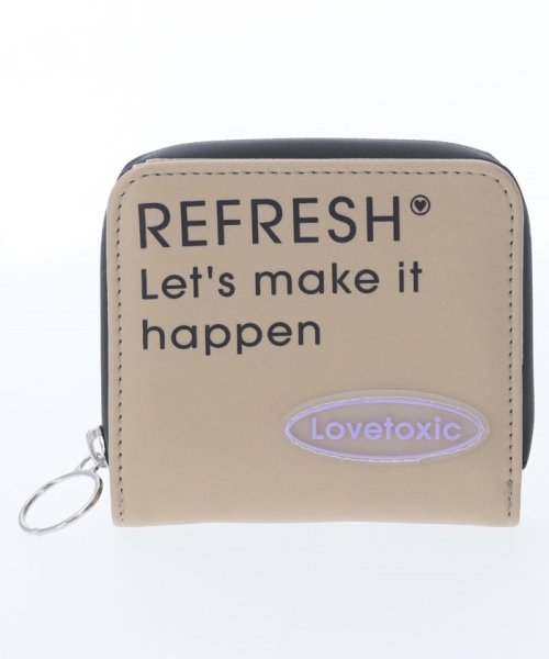 クーポン開催中 セール 50 Off シリコンワッペンロゴ2つ折り財布 ラブトキシック Lovetoxic Magaseek