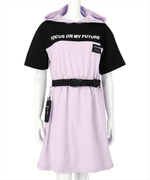 クーポン開催中 セール 45 Off ポシェット付きフードワンピース アナップガール Anap Girl Magaseek