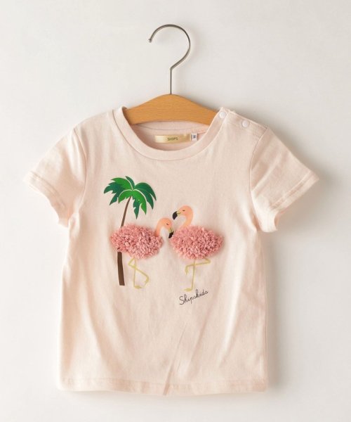 SHIPS KIDS(シップスキッズ)/SHIPS KIDS:フリフリ シフォン ポイント TEE(80～90cm)/ピンク