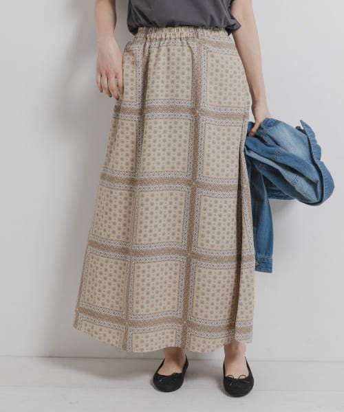 エスニックパネル柄ロングスカート アーバンリサーチサニーレーベル Urban Research Sonny Label Magaseek エスニックパネル柄ロングスカート アーバンリサーチサニーレーベル Urban Research Sonny Label Magaseek