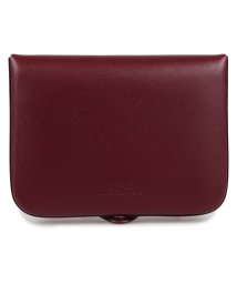 A.P.C.(アーペーセー)/ A.P.C. アーペーセー 財布 小銭入れ コインケース メンズ レディース JOSH COIN CASE ブラック ネイビー ブラウン ワイン レッド 黒 /レッド