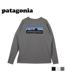patagonia(パタゴニア)/パタゴニア patagonia Tシャツ 長袖 ロンT カットソー レスポンシビリティー メンズ P－6 LOGO RESPONSIBILI TEE ブラック /グレー