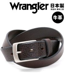 MARUKAWA(マルカワ)/＊【Wrangler】ラングラー メンズ 本革 ベルト/最大100cm 日本製 35mm ソフトレザー 国産 made in Japan/通勤 通学 カジュアル/ダークブラウン