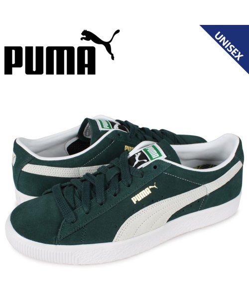 クーポン プーマ Puma スウェード ヴィンテージ スニーカー メンズ レディース スエード Suede Vintage グリーン 02 プーマ Puma Magaseek