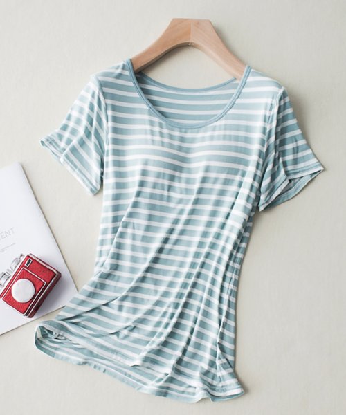 セール モールドカップ付きボーダー Uネック 半袖tシャツ レースレディース Lace Ladies Magaseek セール モールドカップ付きボーダー Uネック 半袖tシャツ レースレディース Lace Ladies Magaseek