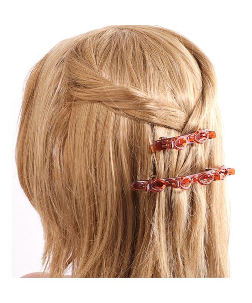 セール サイドねじりクリップ ねじりヘア ヘアピン ヘアアクセサリー ヘアバンド 可愛い ノーブル パーティー 日常 便利 2点セット セイヘイショップ Seiheishop Magaseek