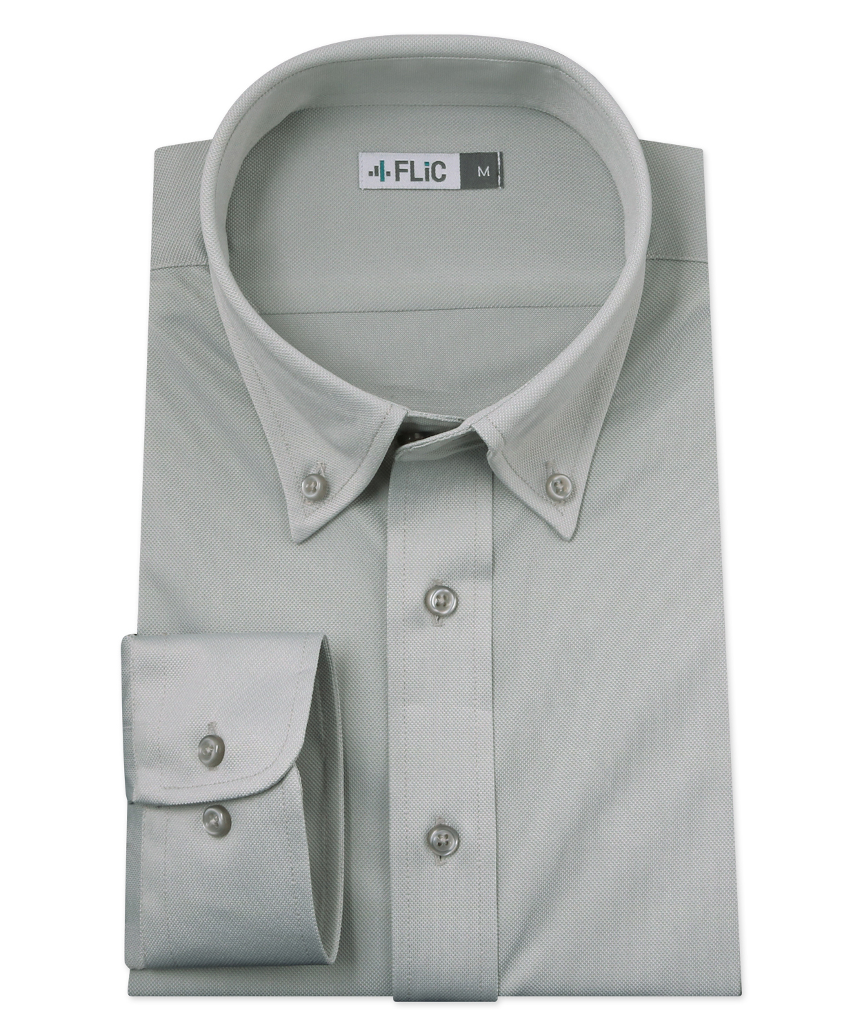 時短シャツ ノーアイロン ワイシャツ ニットシャツ ストレッチ ポロシャツ メンズ シャツ ビジネス ボタンダウン グレー ポケット無し yシャツ  カッターシャ(503954901) | フリック(FLiC) - MAGASEEK