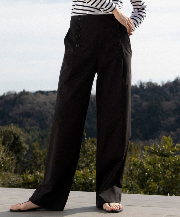 23区 コットンギャバストレッチ マリンパンツ 番号2h26 レディース ブラック系 36 Nijyusanku 雑記帳