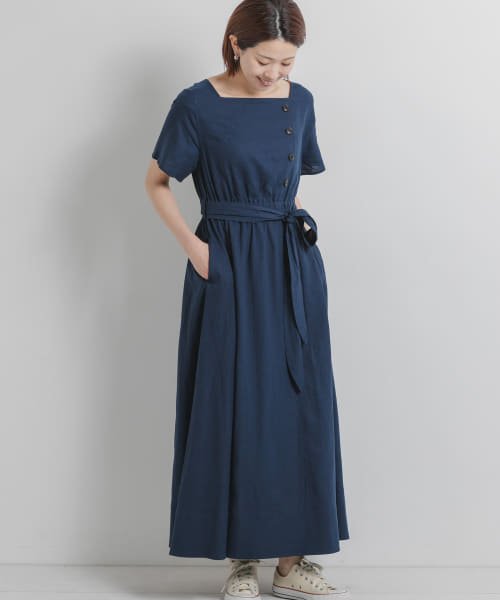 セール スクエアネックリネンワンピース アーバンリサーチサニーレーベル Urban Research Sonny Label Magaseek