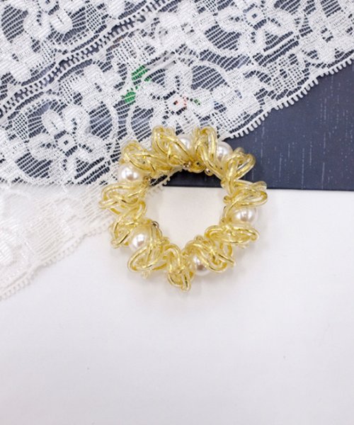 セール ヘアゴム スプリングヘアゴム パール ヘアアクセサリー 大人っぽい おしゃれ クリア 大人 上品 エレガント シンプル フェミニン きれいめ ショッピングゴー Shoppinggo Magaseek